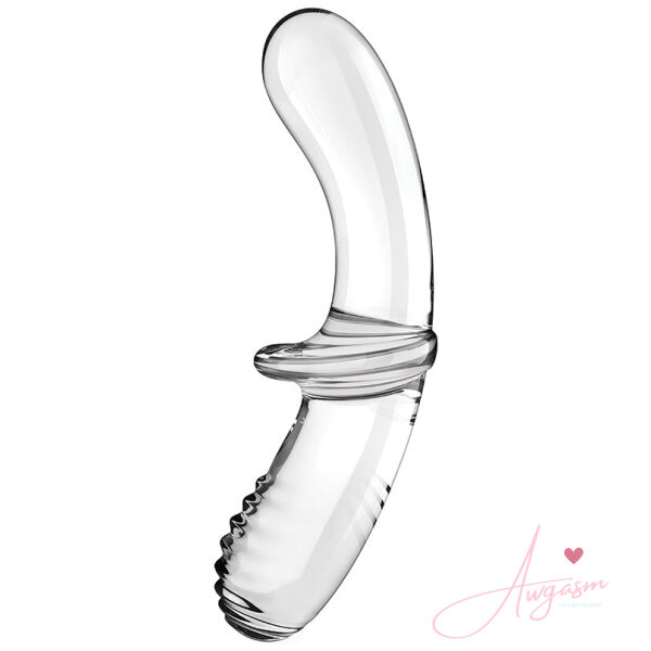 Satisfyer Double Crystal Glass Dildo-Clear - Image 3