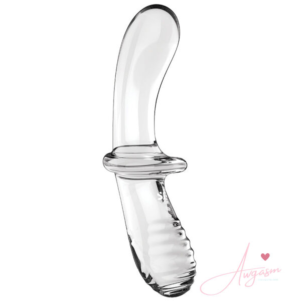 Satisfyer Double Crystal Glass Dildo-Clear - Image 4