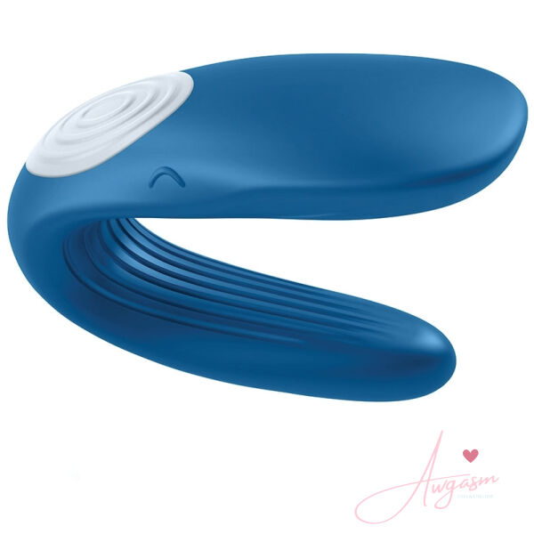 Satisfyer Double Whale Partner Vibrator-Blue - Image 2