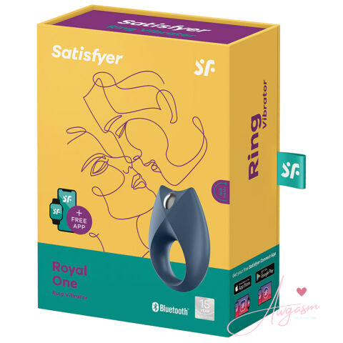 Satisfyer Royal One Ring Vibrator-Blue