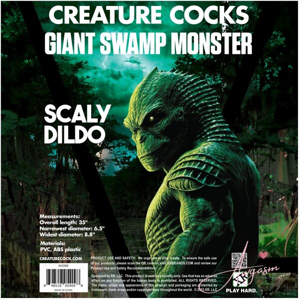 Scaly Swamp Monster 3 Foot Giant Dildo - Image 12