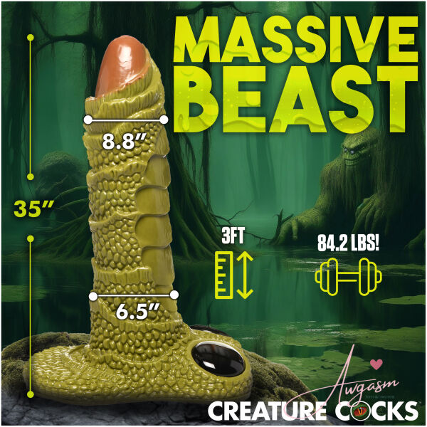 Scaly Swamp Monster 3 Foot Giant Dildo - Image 4