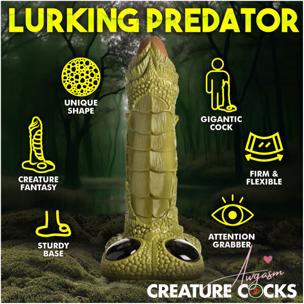 Scaly Swamp Monster 3 Foot Giant Dildo - Image 5