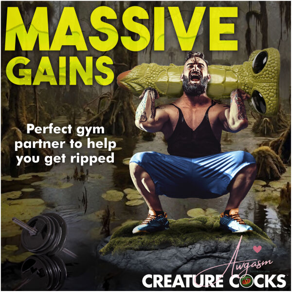 Scaly Swamp Monster 3 Foot Giant Dildo - Image 8