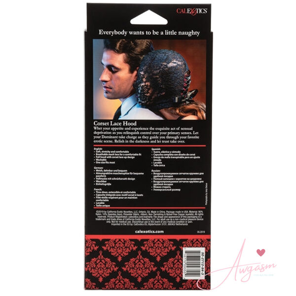 Scandal Corset Lace Hood-Black - Image 3