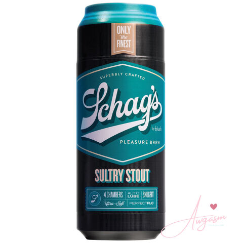 Schag's Beer Can Stroker Sultry Stout-Frosted