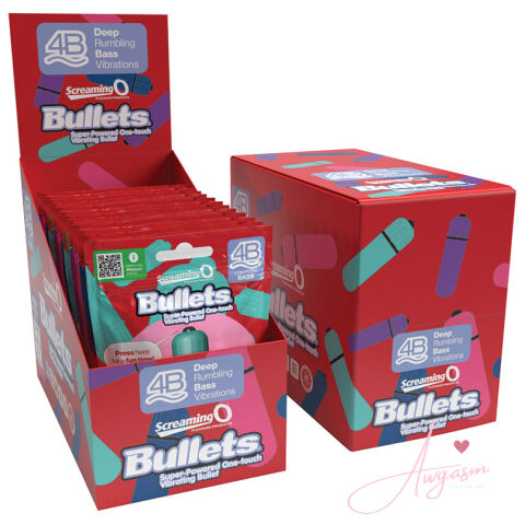 Screaming O 4B Bullet POP Display box of 12