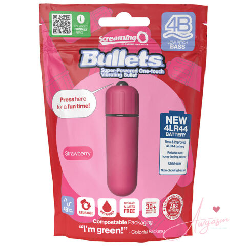 Screaming O 4B Bullet-Strawberry
