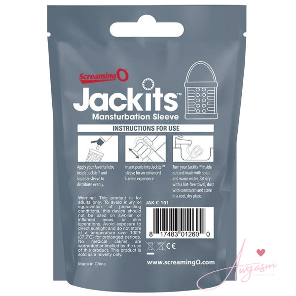 Screaming O Jackits MANsturbation Sleeve Clear - Image 5