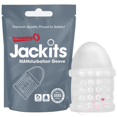 Screaming O Jackits MANsturbation Sleeve Clear