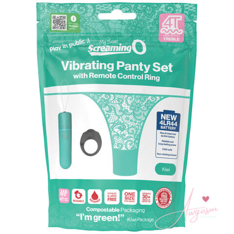 Screaming O My Secret 4T Panty Vibe-Kiwi