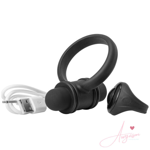 Screaming O My Secret Bullet and Ring for Him-Black - Image 2