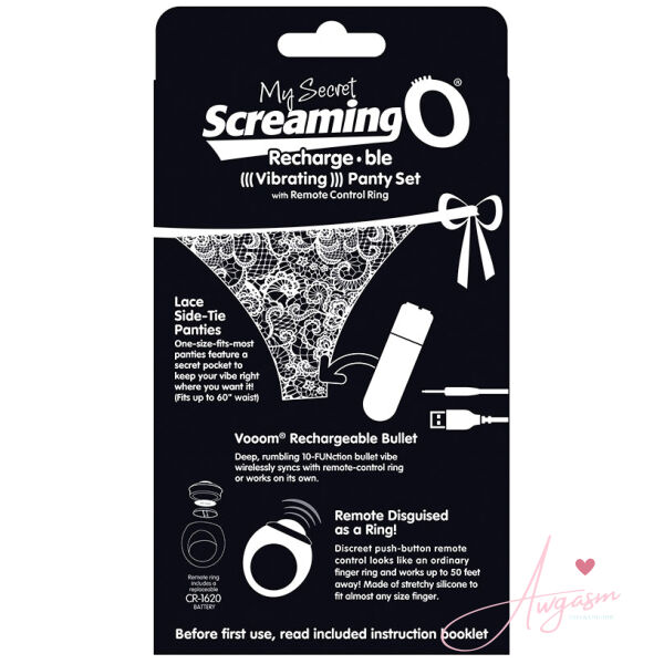 Screaming O My Secret Charged Remote Control Panty Vibe-Black - Image 3