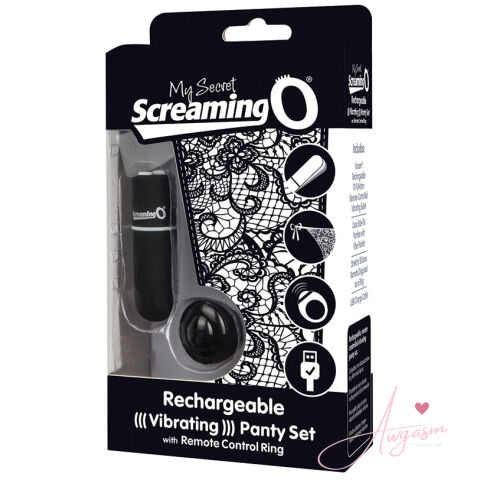Screaming O My Secret Charged Remote Control Panty Vibe-Black