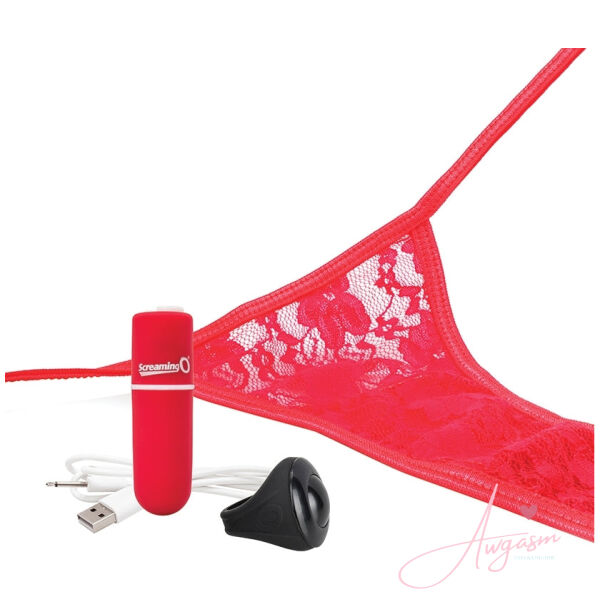 Screaming O My Secret Charged Remote Control Panty Vibe-Red - Image 2