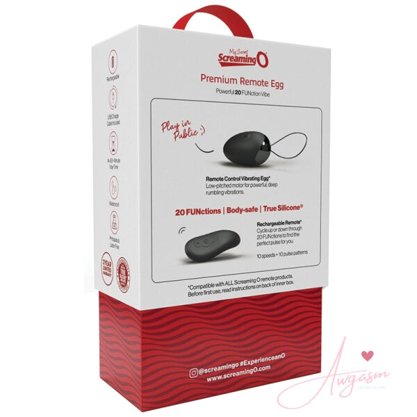 Screaming O My Secret Premium Remote Egg-Black - Image 4