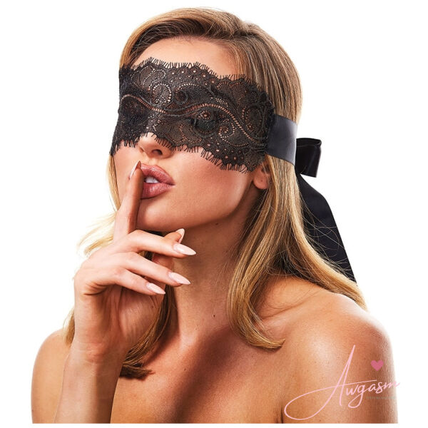 Secret Kisses Boudoir Lace Blindfold - Image 2