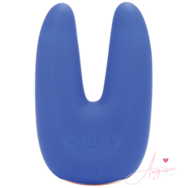 Secret Kisses Dual Motor Clitoral Vibrator-Blue - Image 2