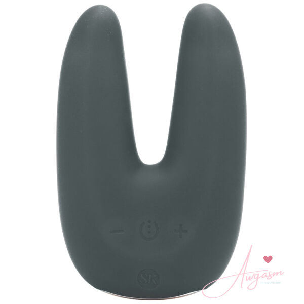 Secret Kisses Dual Motor Clitoral Vibrator-Grey - Image 2