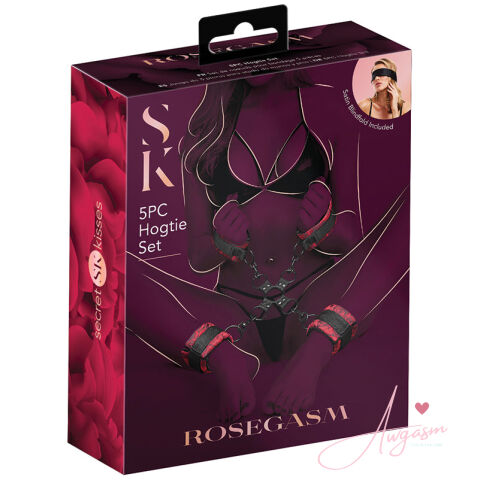 Secret Kisses Rosegasm 5pc Hogtie Set