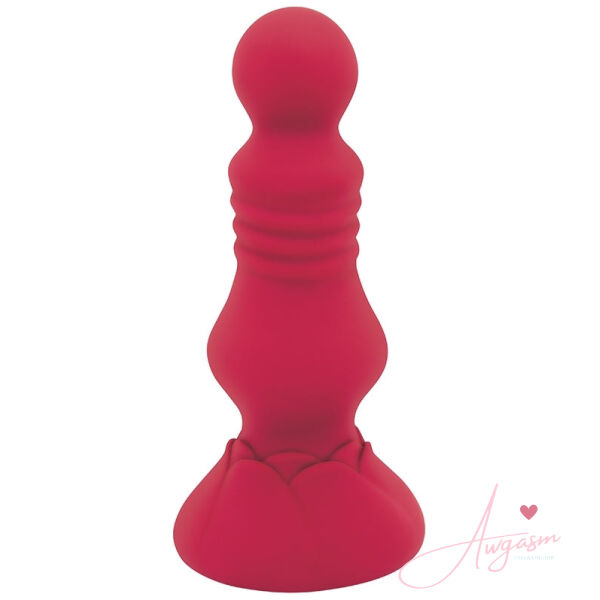 Secret Kisses Rosegasm Remote Control Thrusting Floret Butt Plug - Image 2