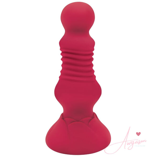 Secret Kisses Rosegasm Remote Control Thrusting Rosebud Butt Plug - Image 3