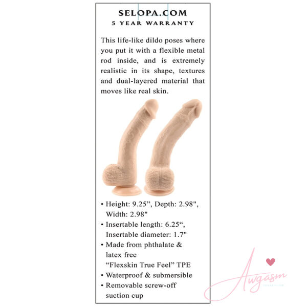 Selopa Natural Feel Flexskin Dildo-Light - Image 2