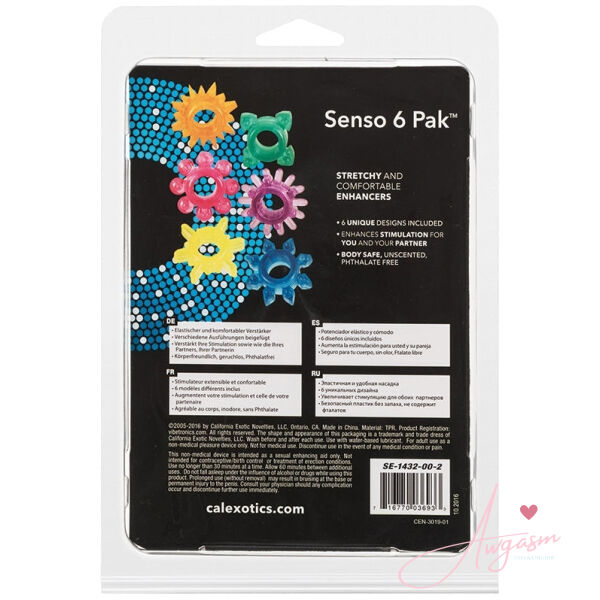 Senso Super Stretchy Enhancers-6Pk Assorted - Image 3