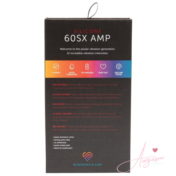 Sensuelle 60Sx Amp Silicone Bullet-Black - Image 3