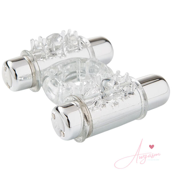 Sensuelle 7 Function Double Action C-Ring-Clear - Image 2