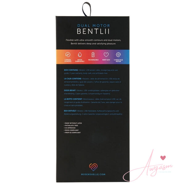 Sensuelle Bentlii 15 Function Double Motor Vibe-Magenta - Image 4