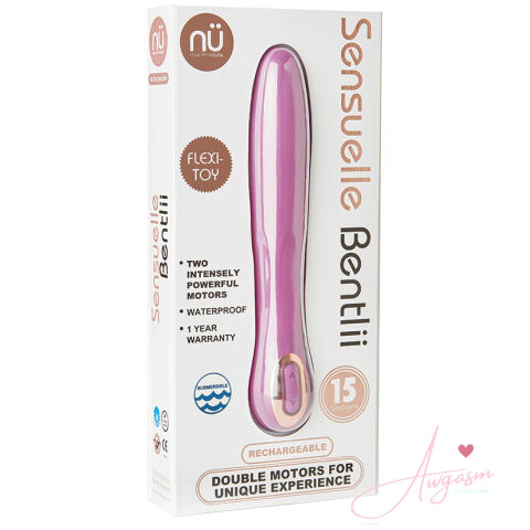 Sensuelle Bentlii 15 Function Double Motor Vibe-Purple