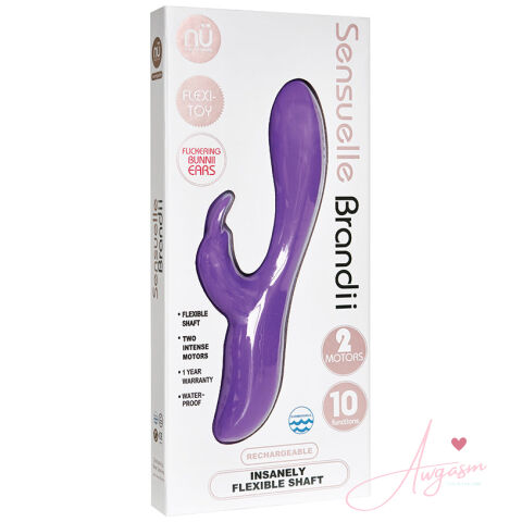 Sensuelle Brandii 10 Function  Double Motor Vibe-Purple