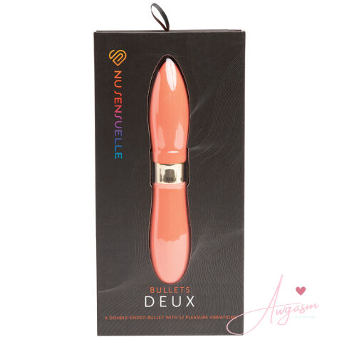 Sensuelle Double Ended Deux Bullet-Coral