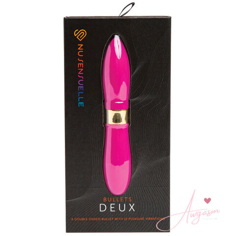 Sensuelle Double Ended Deux Bullet-Magenta