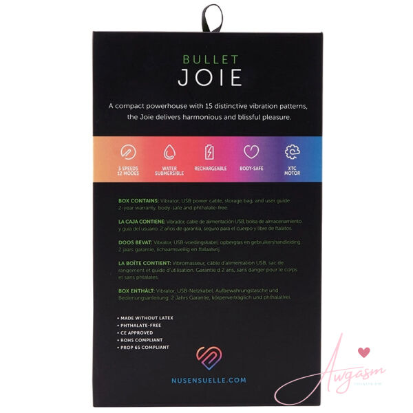 Sensuelle Joie 15 Function Bullet-Black - Image 4