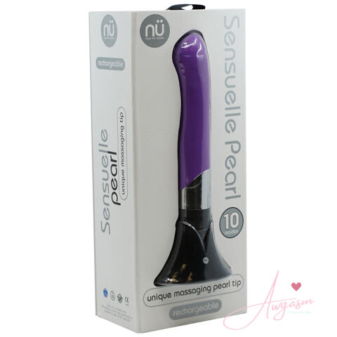 Sensuelle Pearl Rechargeable Vibrator-Purple