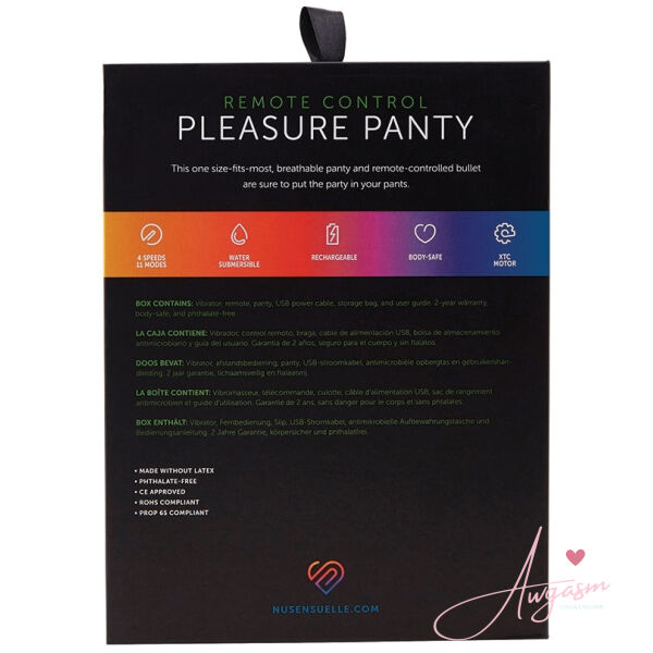 Sensuelle Pleasure Panty-Black - Image 4