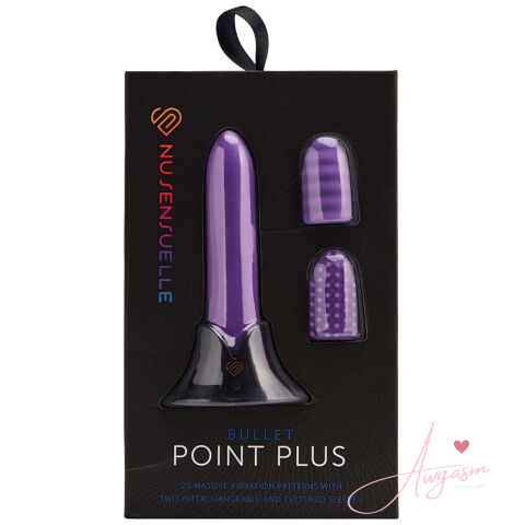 Sensuelle Point Plus 20 Function Bullet & Sleeves-Purple