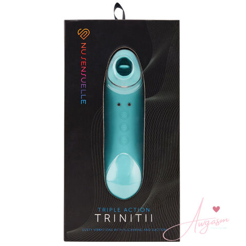 Sensuelle Trinitii 3-in-1 Suction Tongue-Electric Blue