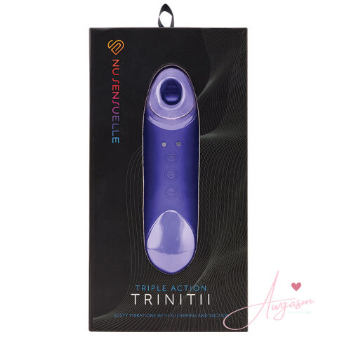 Sensuelle Trinitii 3-in-1 Suction Tongue-Ultra Violet