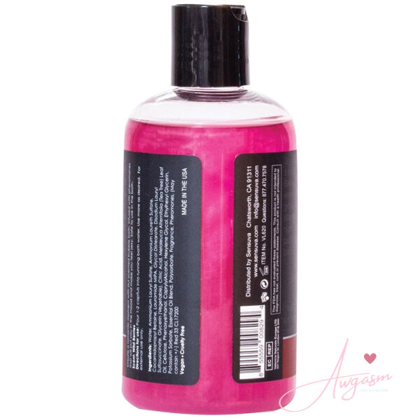 Sensuva Big Flirt Pheromone Bubble Bath-Berry Flirty 8oz - Image 2