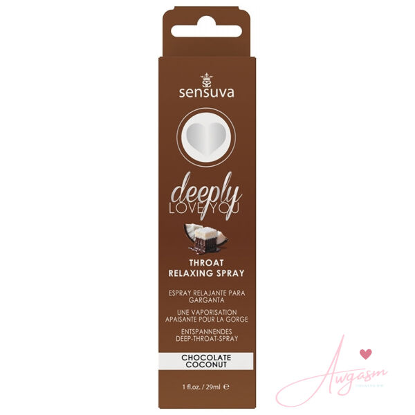 Sensuva Deeply Love You Throat Relaxing Spray-Chocolate Coconut 1oz - Image 3
