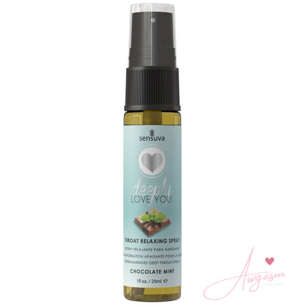 Sensuva Deeply Love You Throat Relaxing Spray-Chocolate Mint 1oz - Image 2