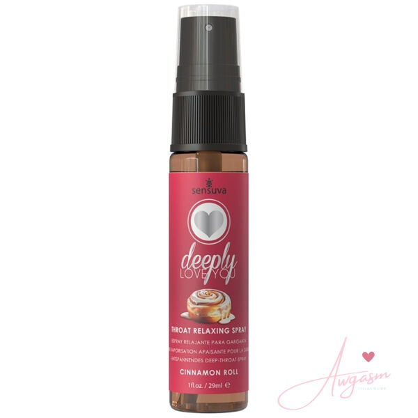 Sensuva Deeply Love You Throat Relaxing Spray-Cinnamon Roll 1oz - Image 2