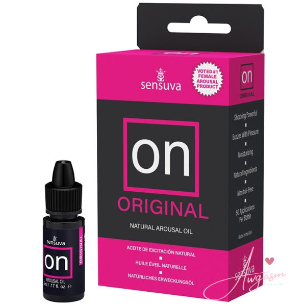 Sensuva ON Original Arousal Oil 5ml Bottle Medium Box - Image 2