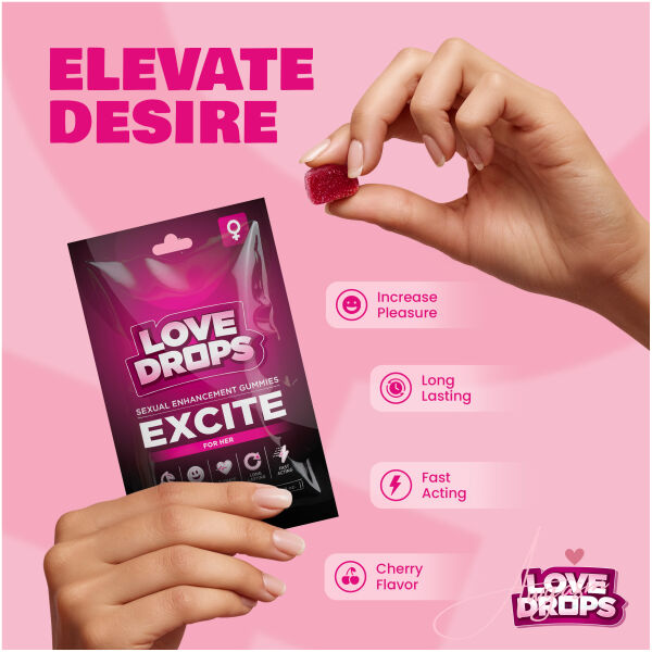 Sexual Enhancement Gummies for Her - Excite (8pcs) - Image 2
