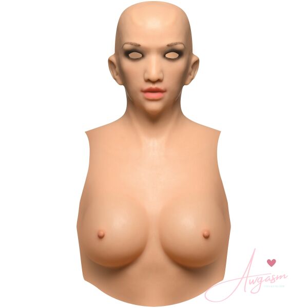 Sexy Skin Suit Silicone Head, Face & C Cup Breasts - Image 5