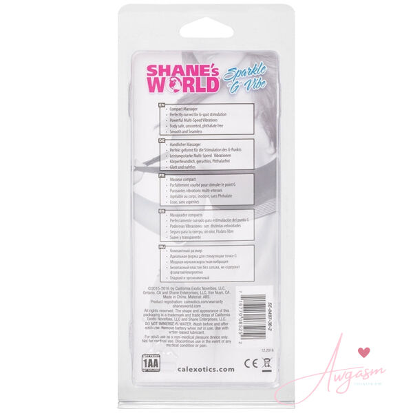 Shane's World Sparkle "G" Vibe-Pink 4.5" - Image 3