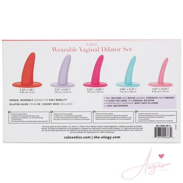 She-ology 5 Piece Wearable Vaginal Dilator Set - Image 4